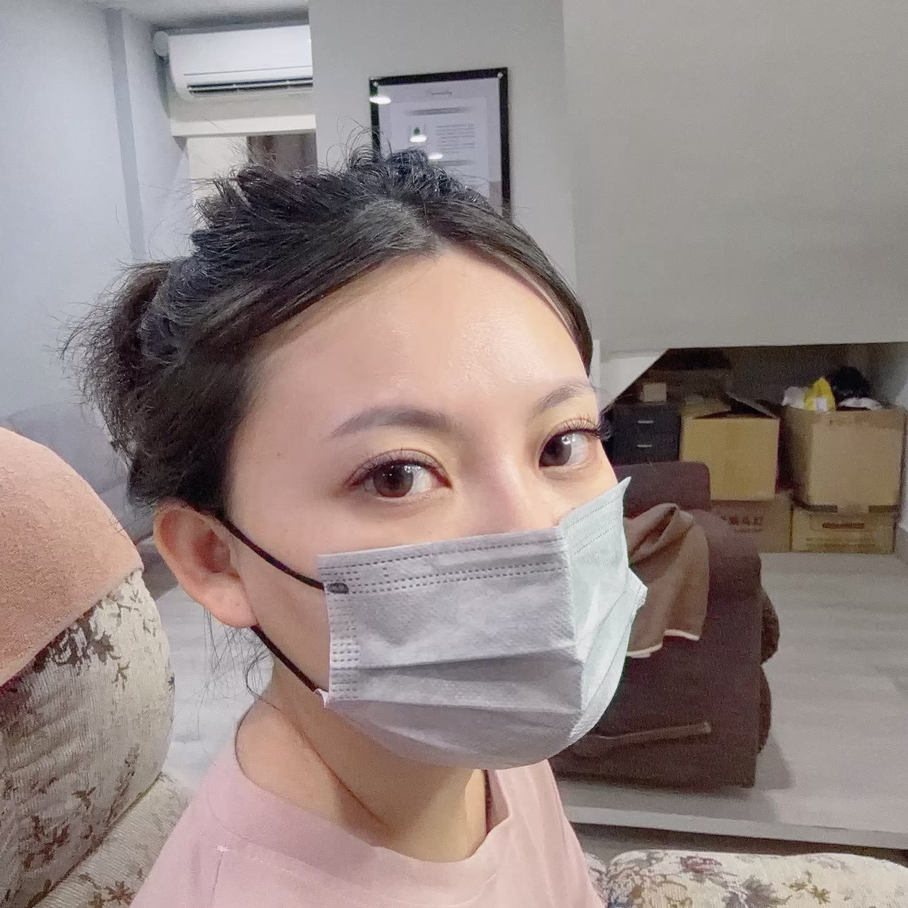 台南永康接睫毛 暐恩極緻美學沙龍 側面睜眼，自然款不誇張