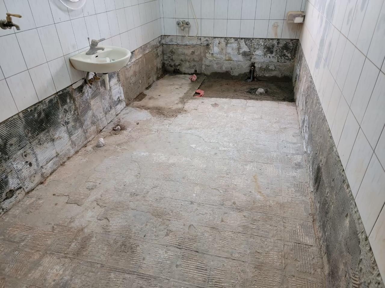 地面刨除後的平整基底