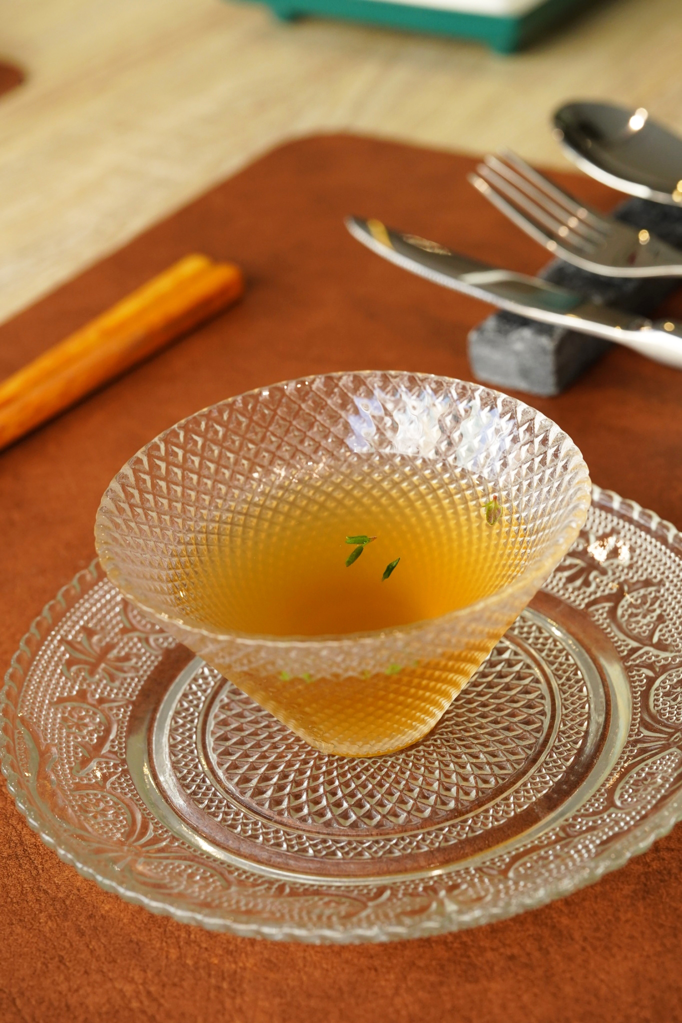 蜂蜜百里香醋飲