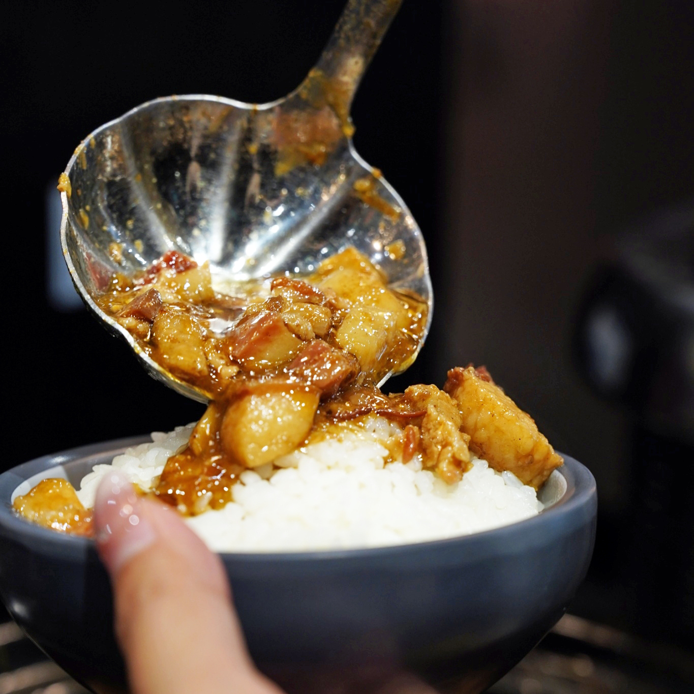 自助吧提供的肉燥飯