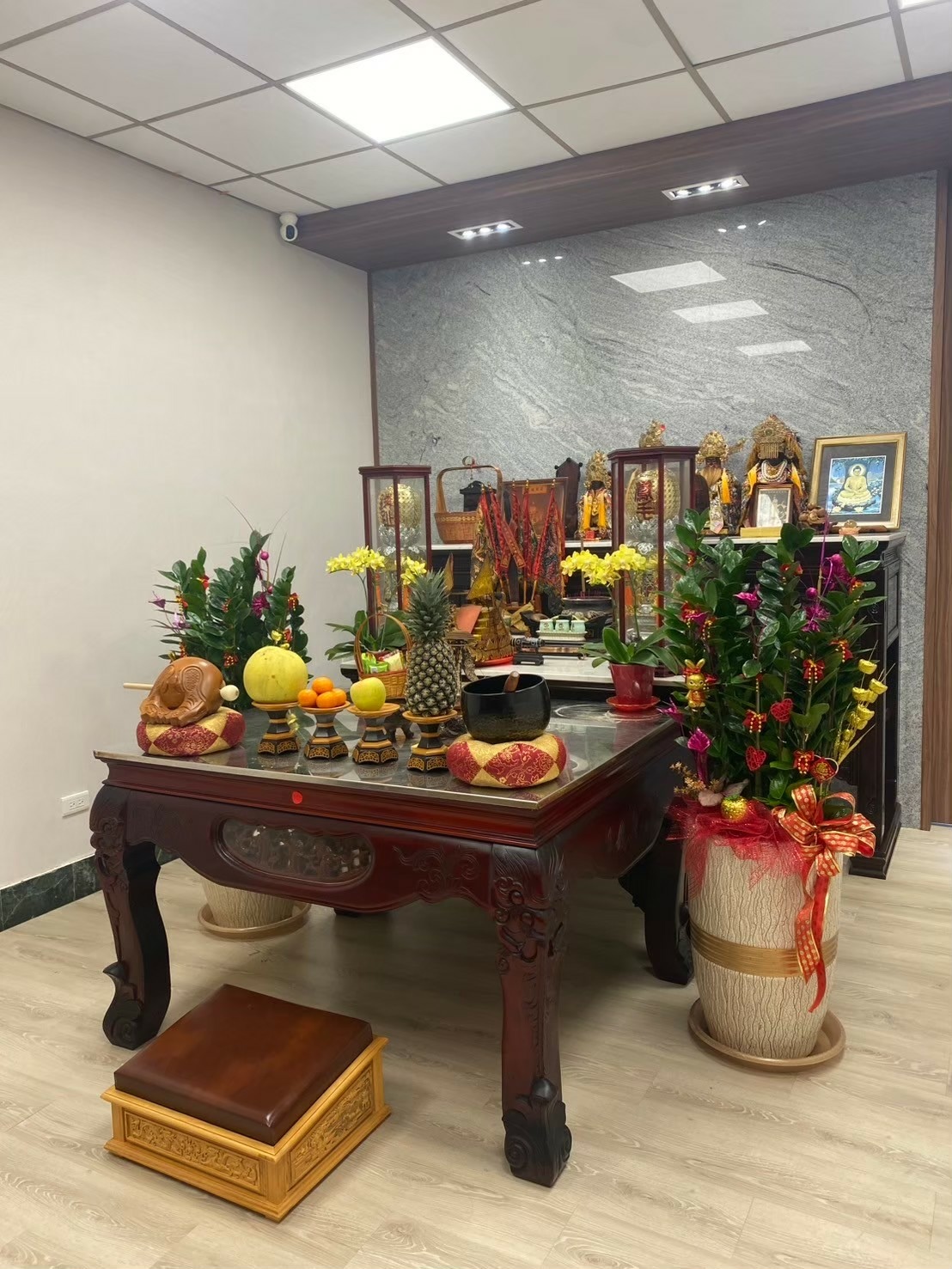 神明廳的莊嚴氛圍