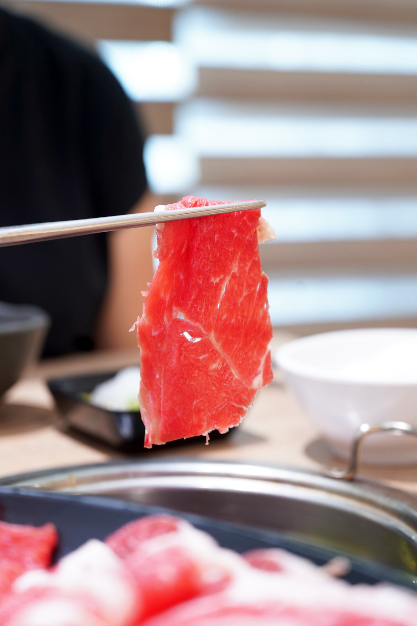 涮好的牛肉鮮嫩