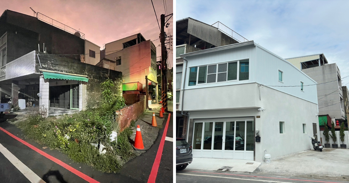 台南統包推薦【富川土木包工業】廢墟老屋翻修變身現代簡約辦公室