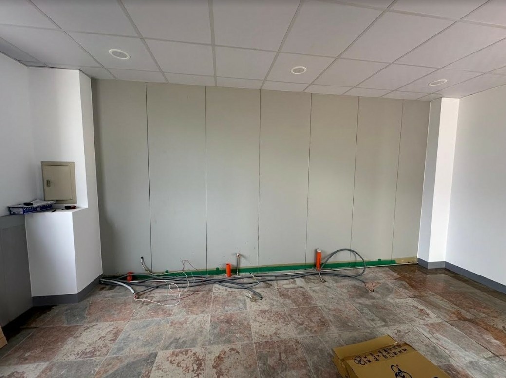 系統廚具安裝前的廚房空間