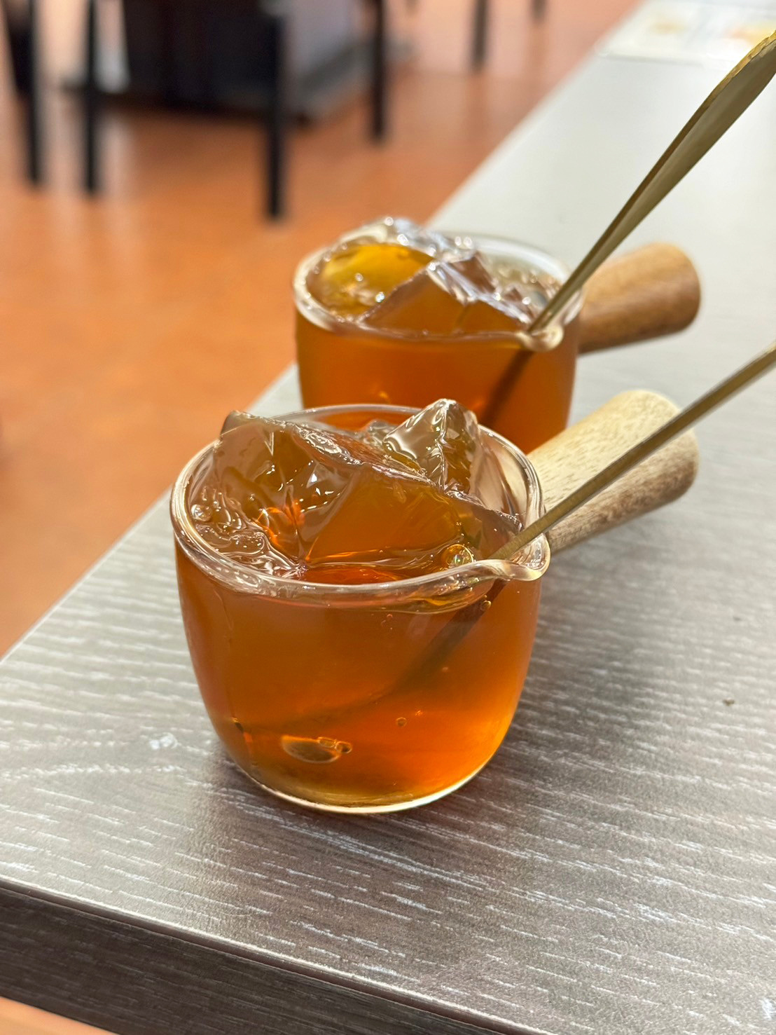 餐後甜點綠茶凍