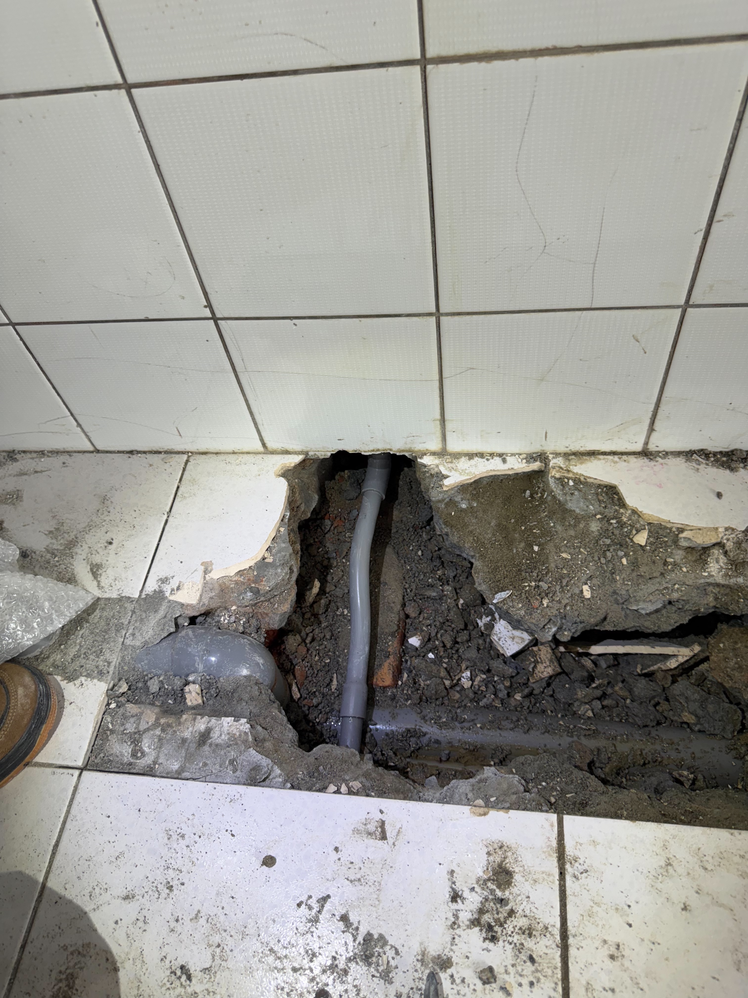 完工前進行漏水測試