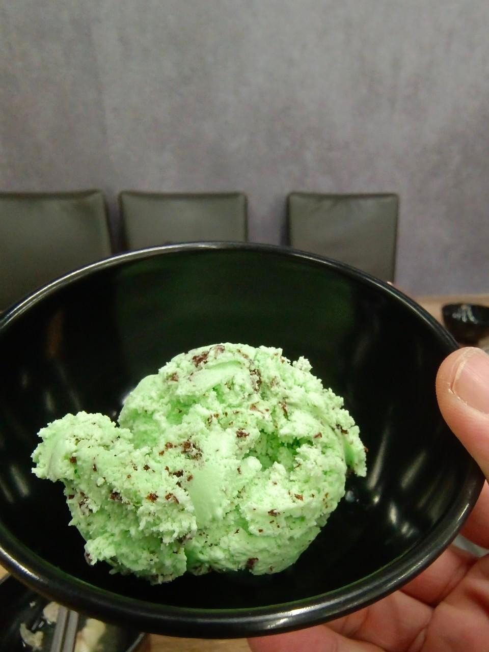 飯後附贈的冰淇淋