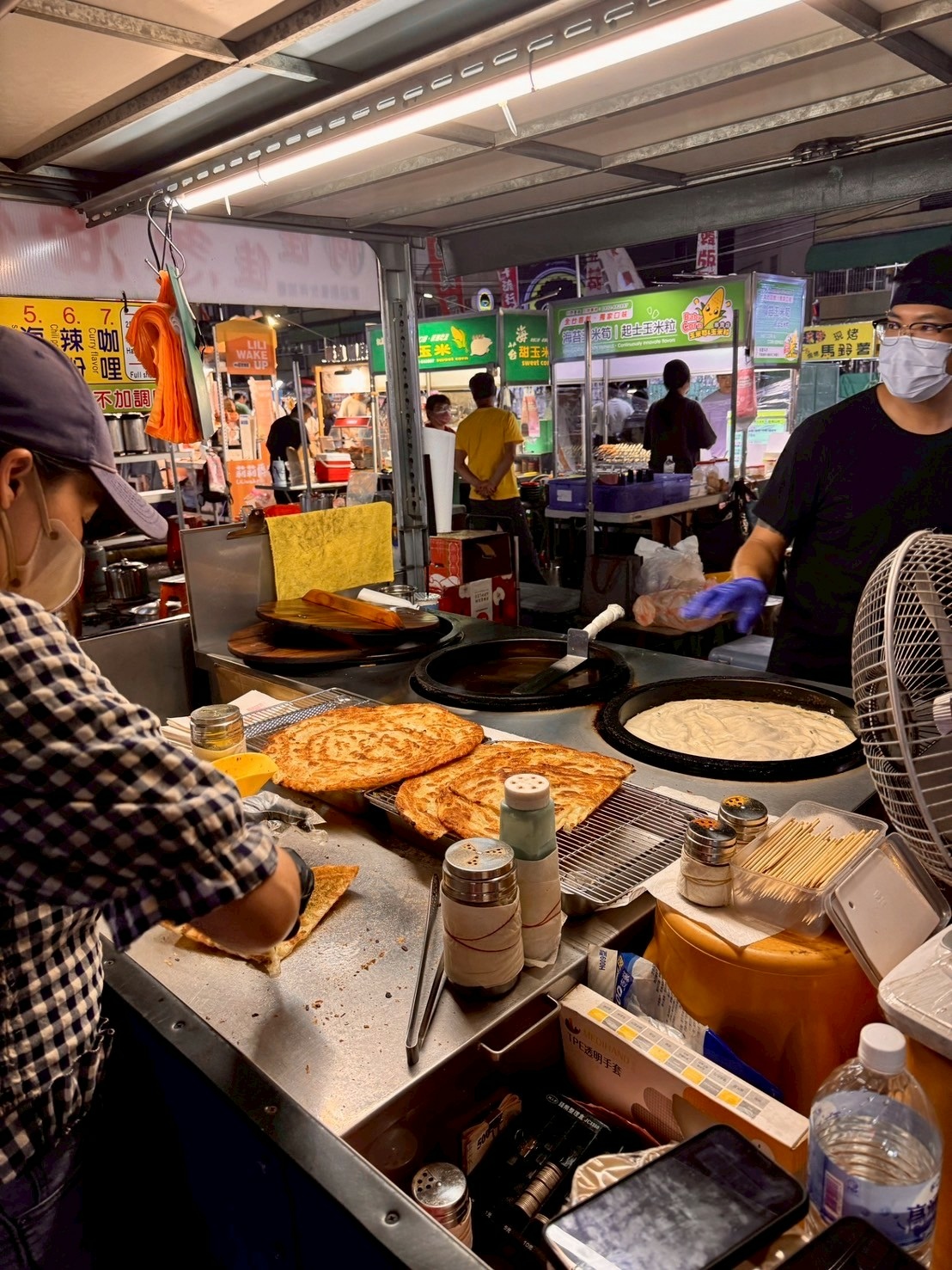 現做的蔥油餅
