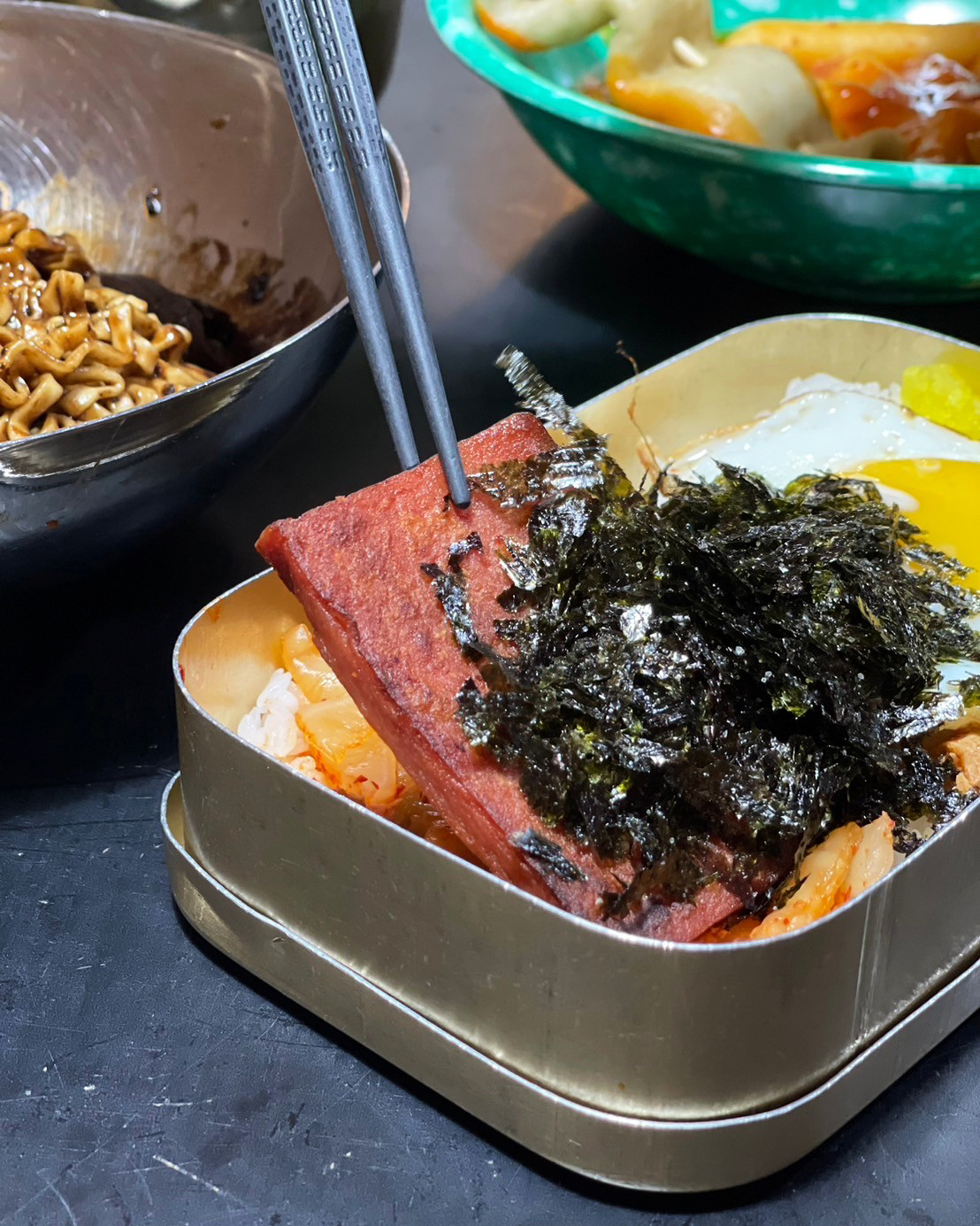 加點的午餐肉