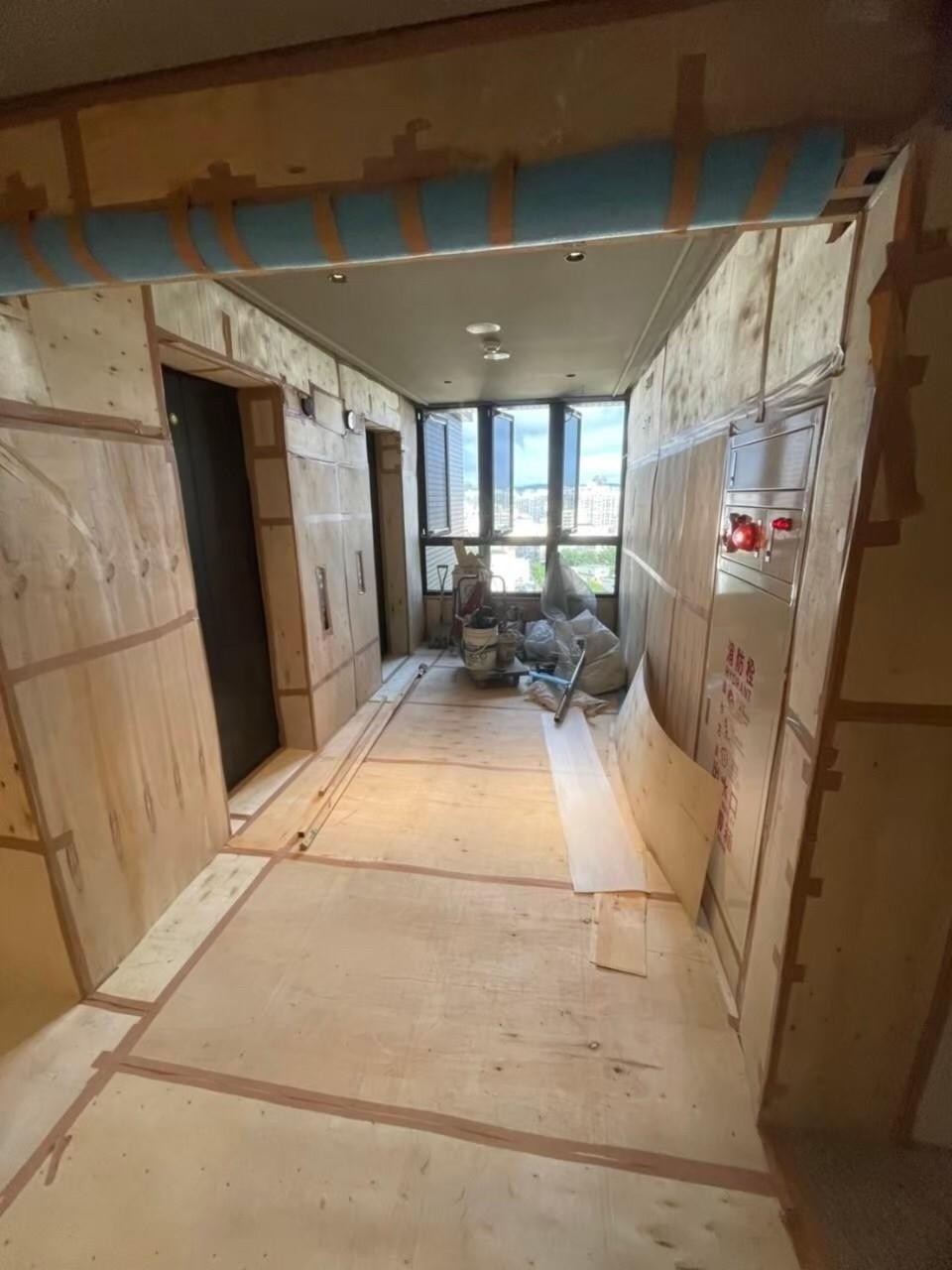 電梯公共區域的工程保護