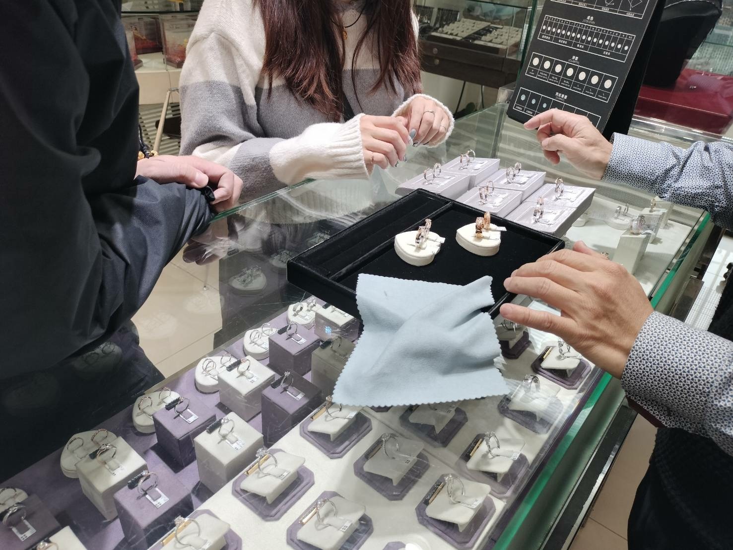 不同寬度的戒圈配戴比較