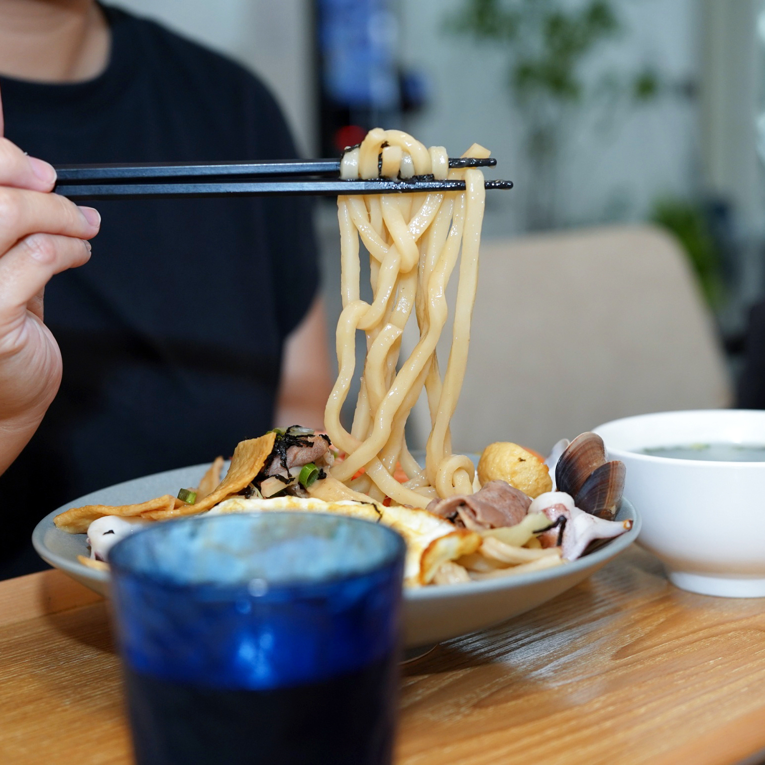 炒烏龍裡的海鮮料