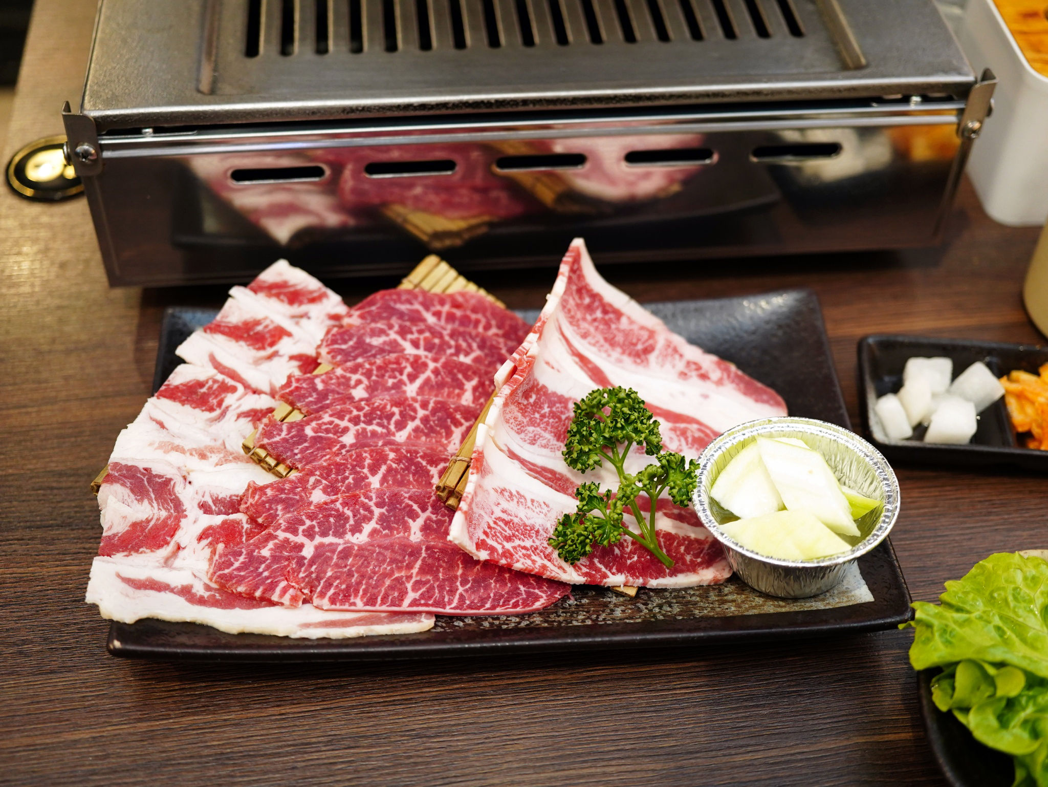 小資套餐的肉盤